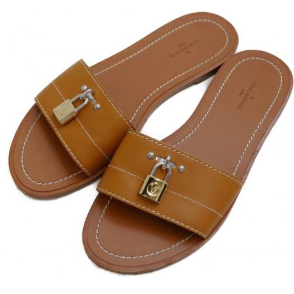 Original LOUIS VUITTON  Padlock sandals